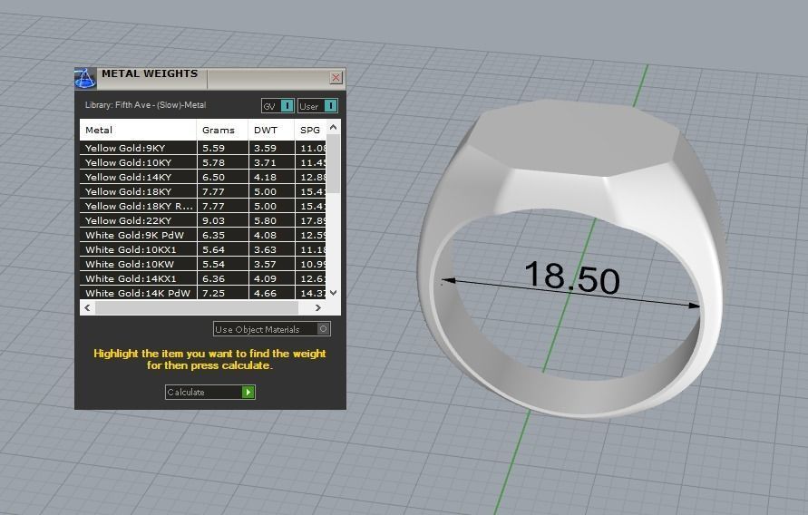 Signets rings Mix Size 3D print model_10
