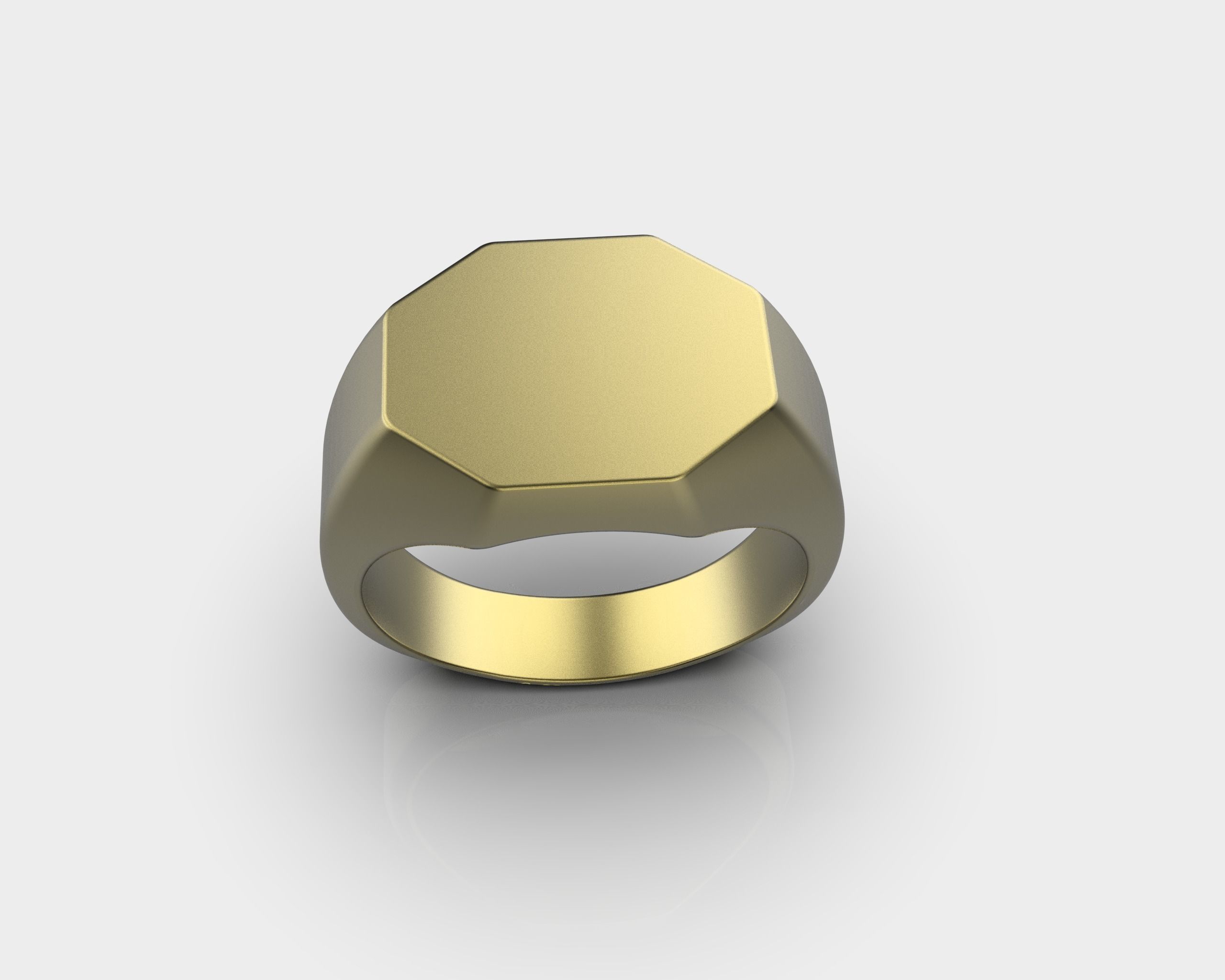 Signets rings Mix Size 3D print model_3