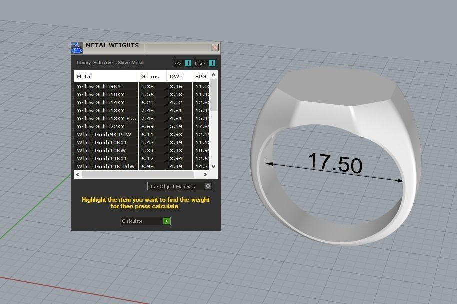 Signets rings Mix Size 3D print model_12