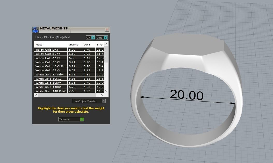Signets rings Mix Size 3D print model_5