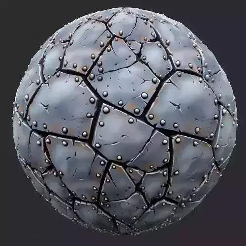 Stylized Metal Seamless Texture