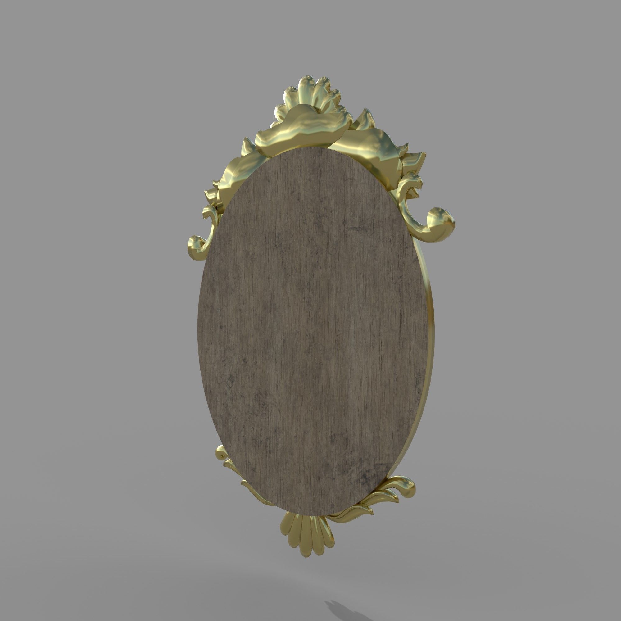Mirror Low-poly 3D model_3