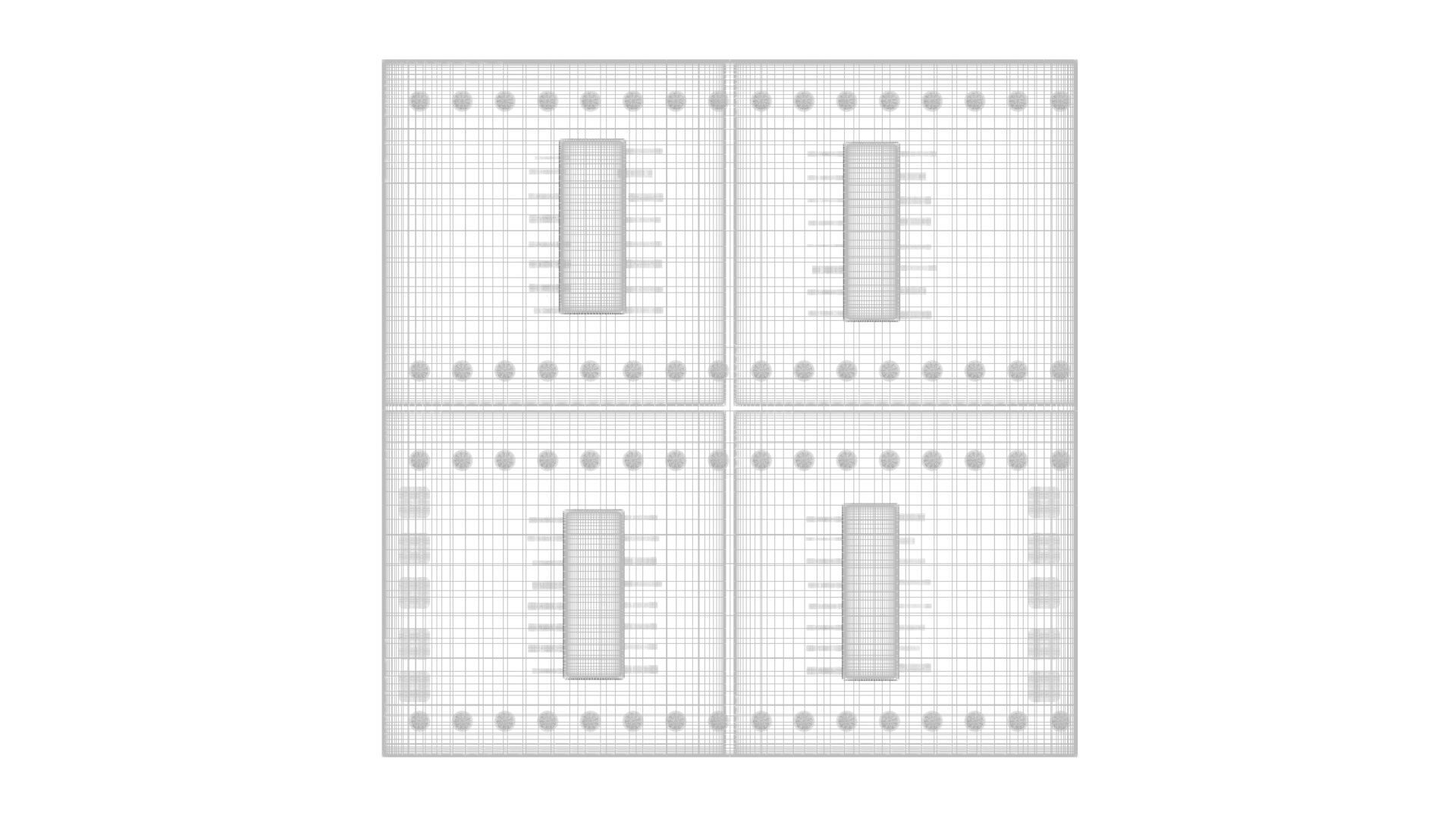 Illuminated LED Dot Matrix Display 3D model_31
