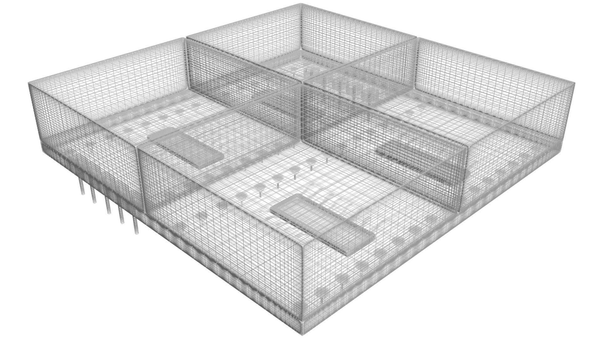Illuminated LED Dot Matrix Display 3D model_22
