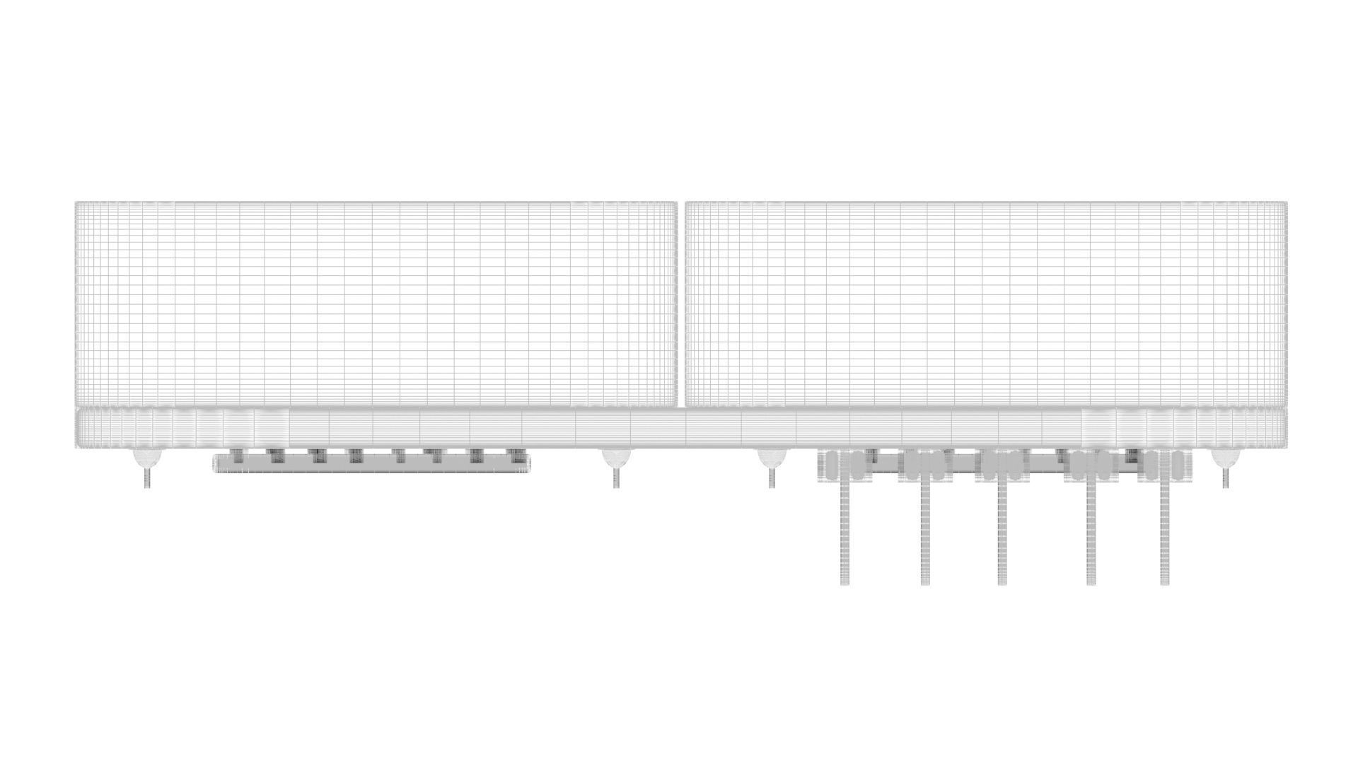 Illuminated LED Dot Matrix Display 3D model_33