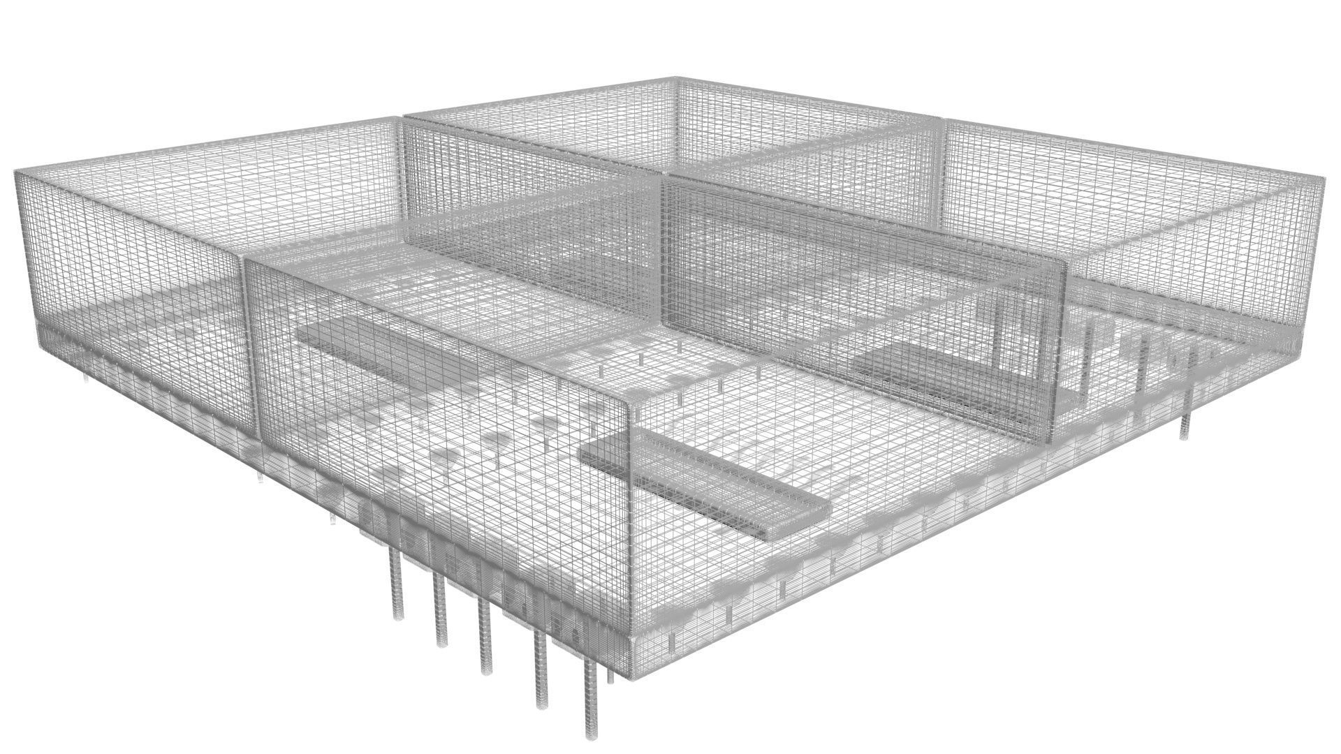 Illuminated LED Dot Matrix Display 3D model_24