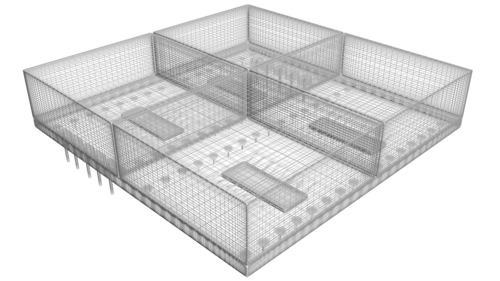 Illuminated LED Dot Matrix Display 3D model_27