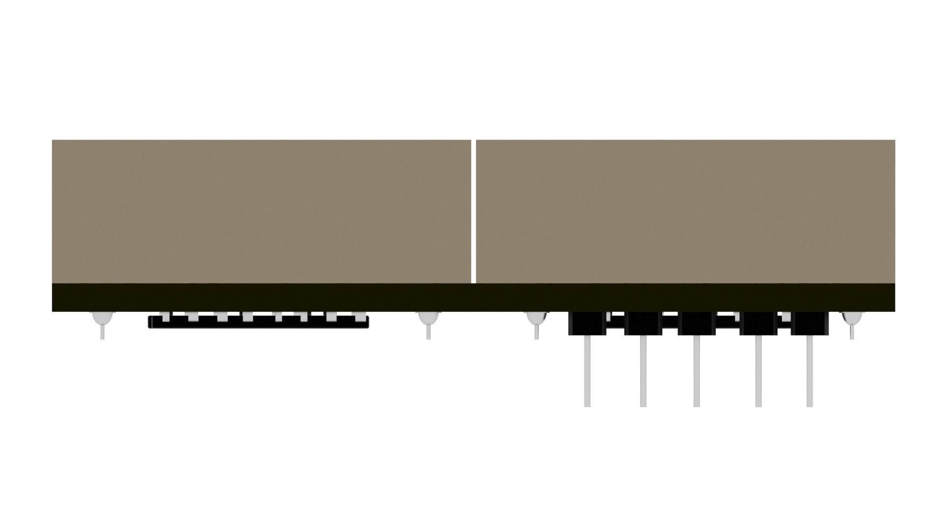 Illuminated LED Dot Matrix Display 3D model_21