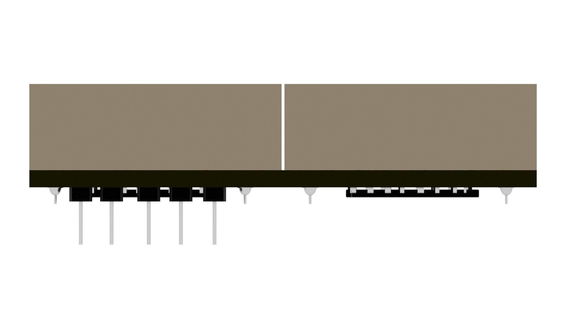 Illuminated LED Dot Matrix Display 3D model_18