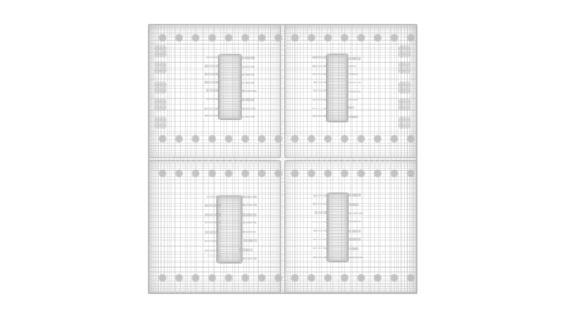 Illuminated LED Dot Matrix Display 3D model_28