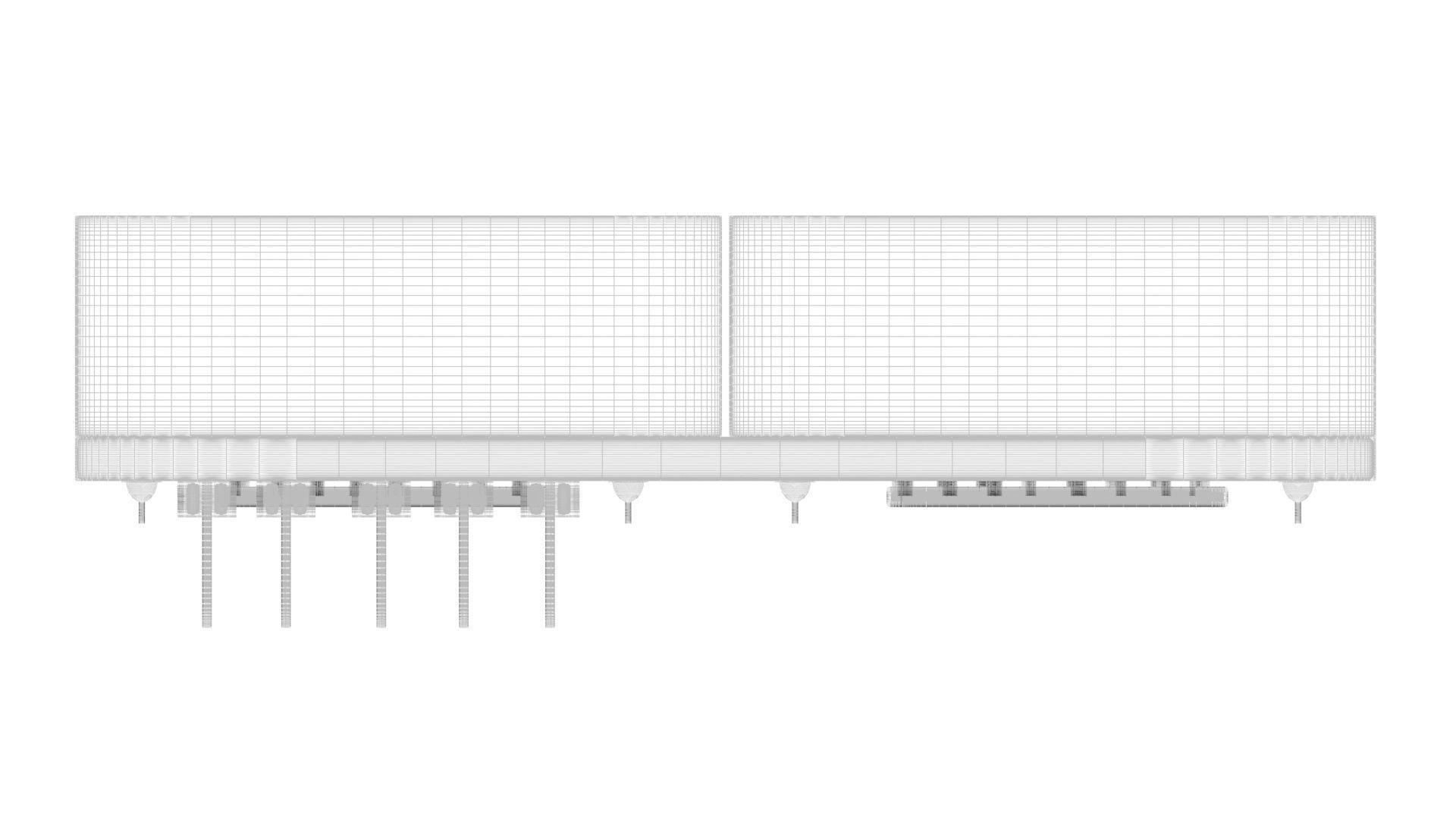 Illuminated LED Dot Matrix Display 3D model_30