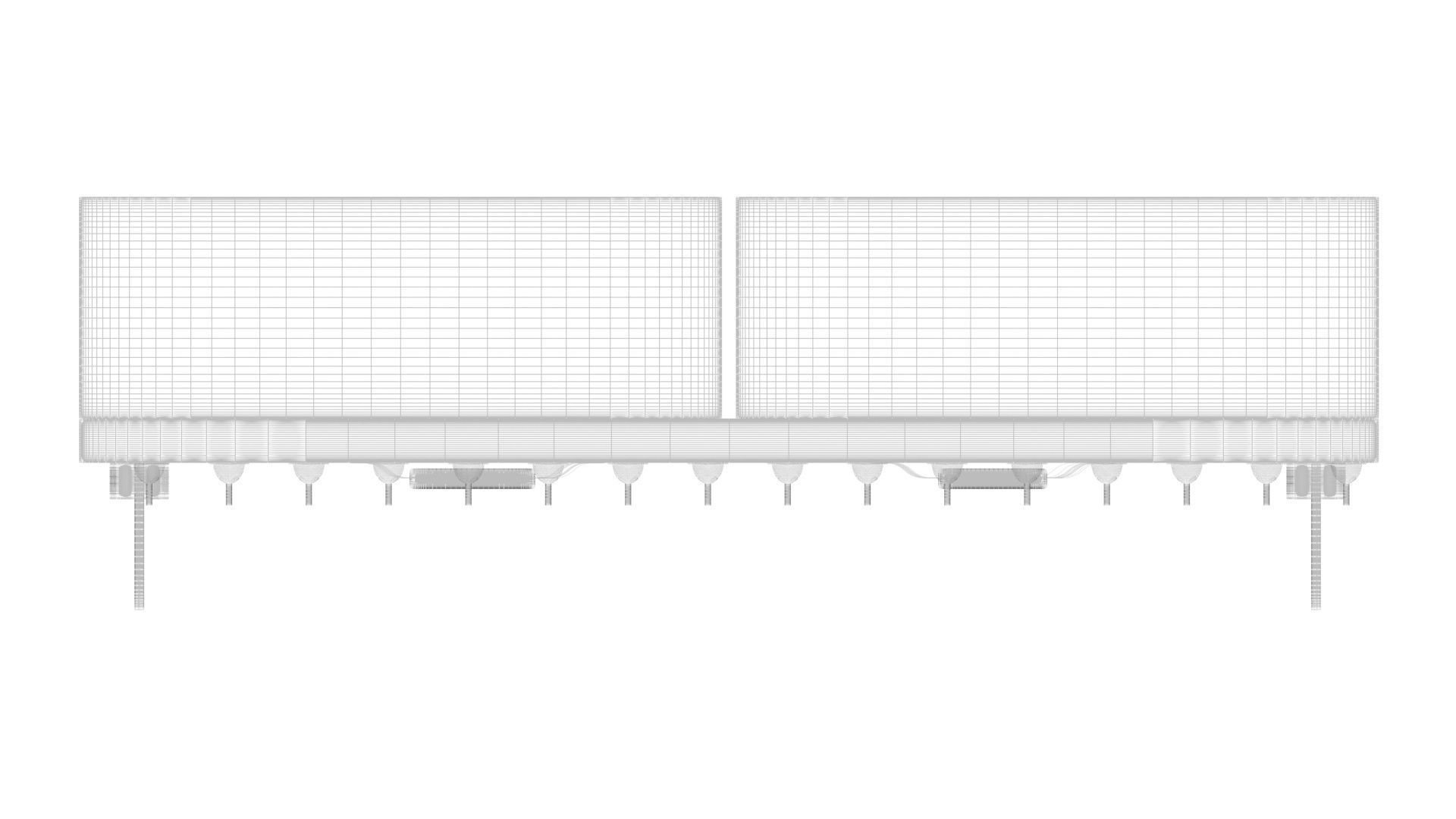 Illuminated LED Dot Matrix Display 3D model_29