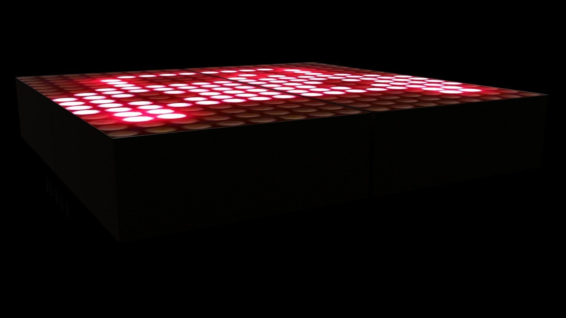 Illuminated LED Dot Matrix Display 3D model_9