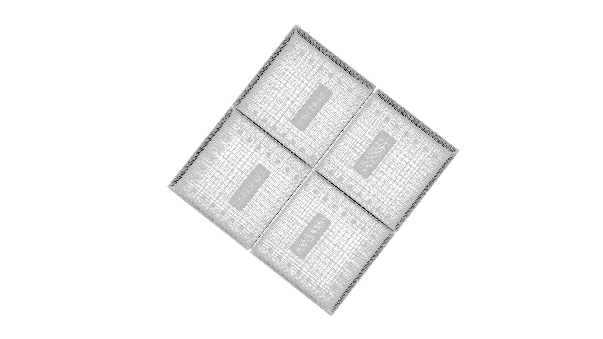 Illuminated LED Dot Matrix Display 3D model_25