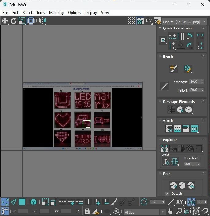 Illuminated LED Dot Matrix Display 3D model_37