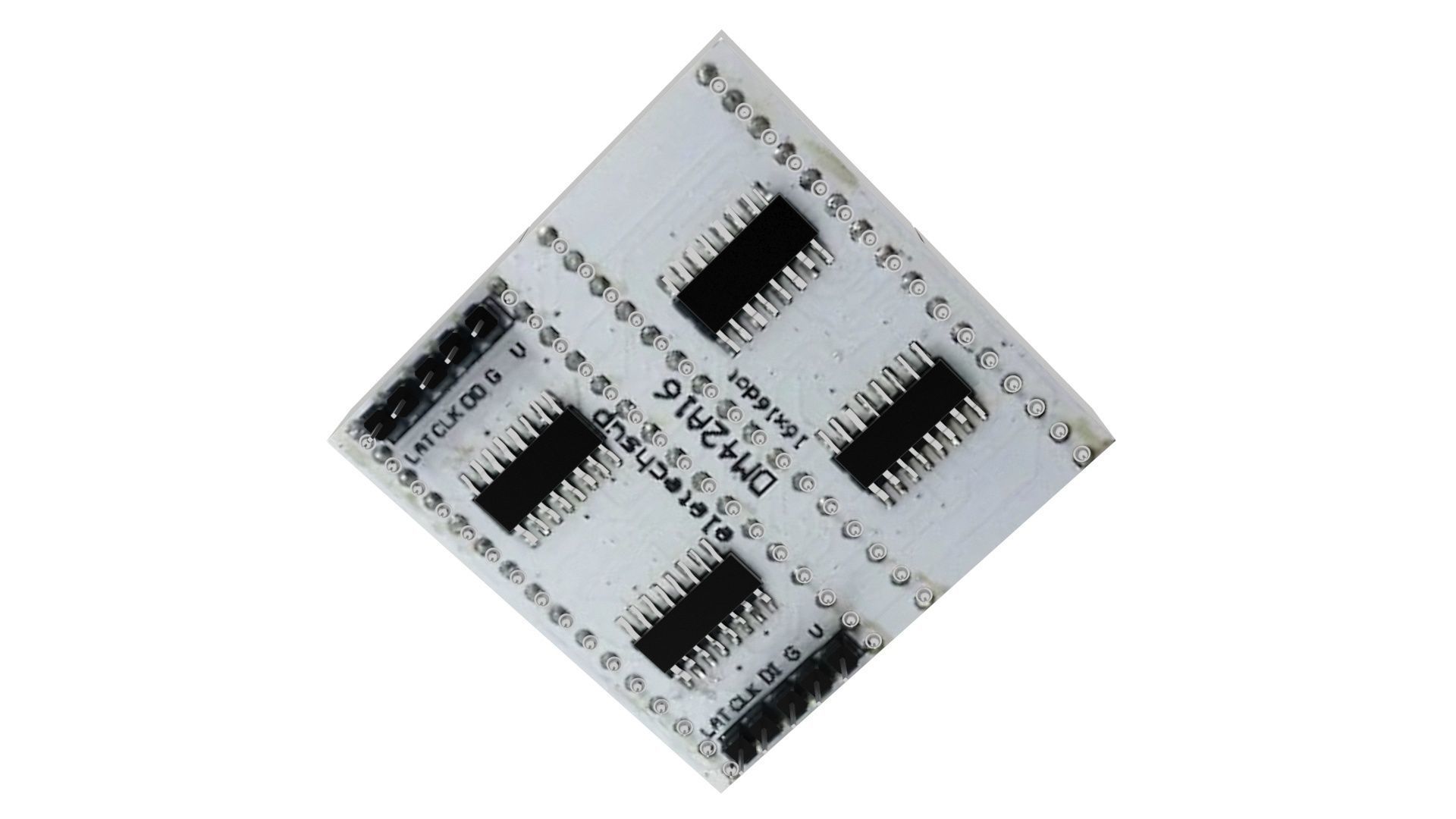 Illuminated LED Dot Matrix Display 3D model_14