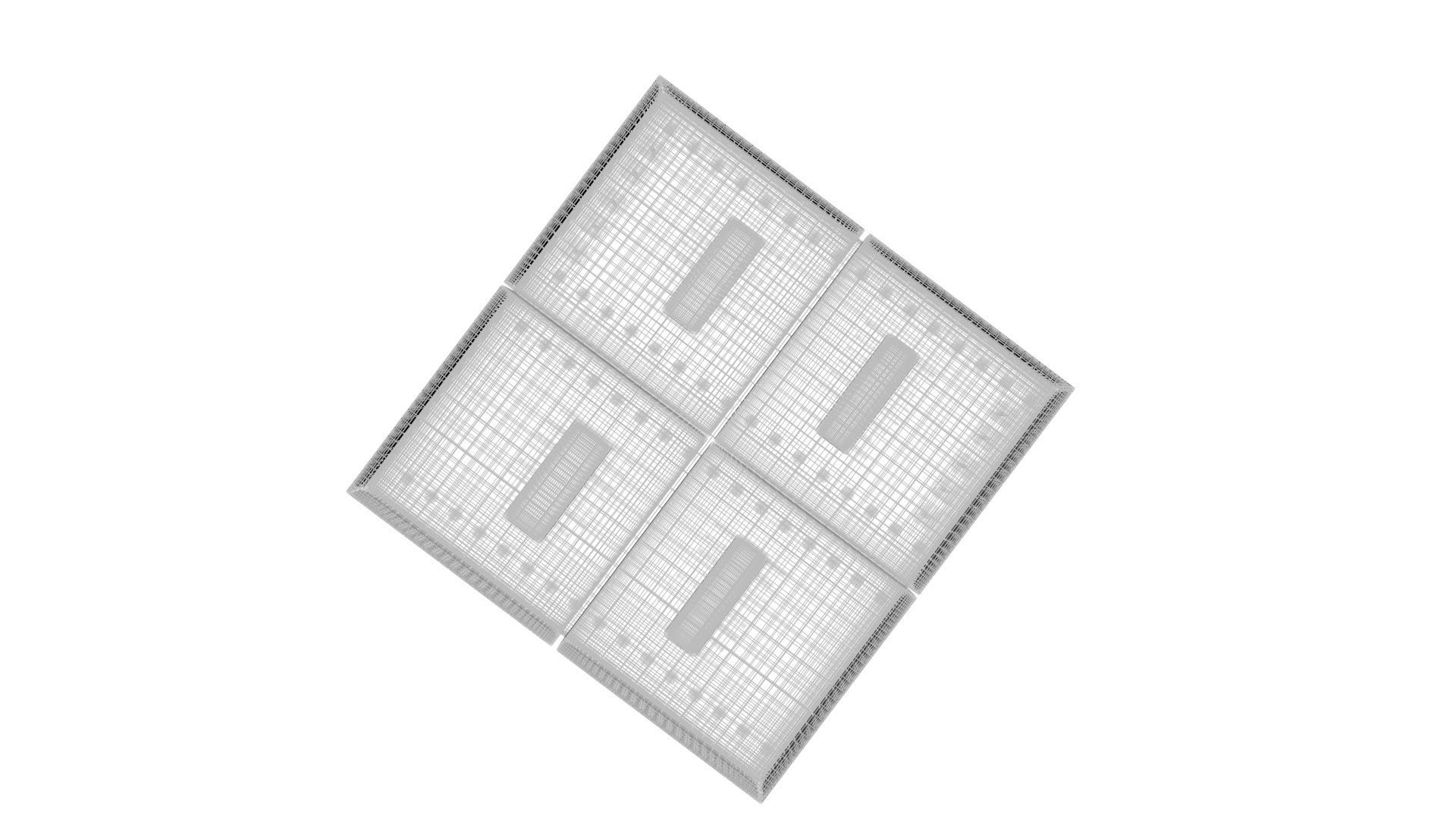 Illuminated LED Dot Matrix Display 3D model_23