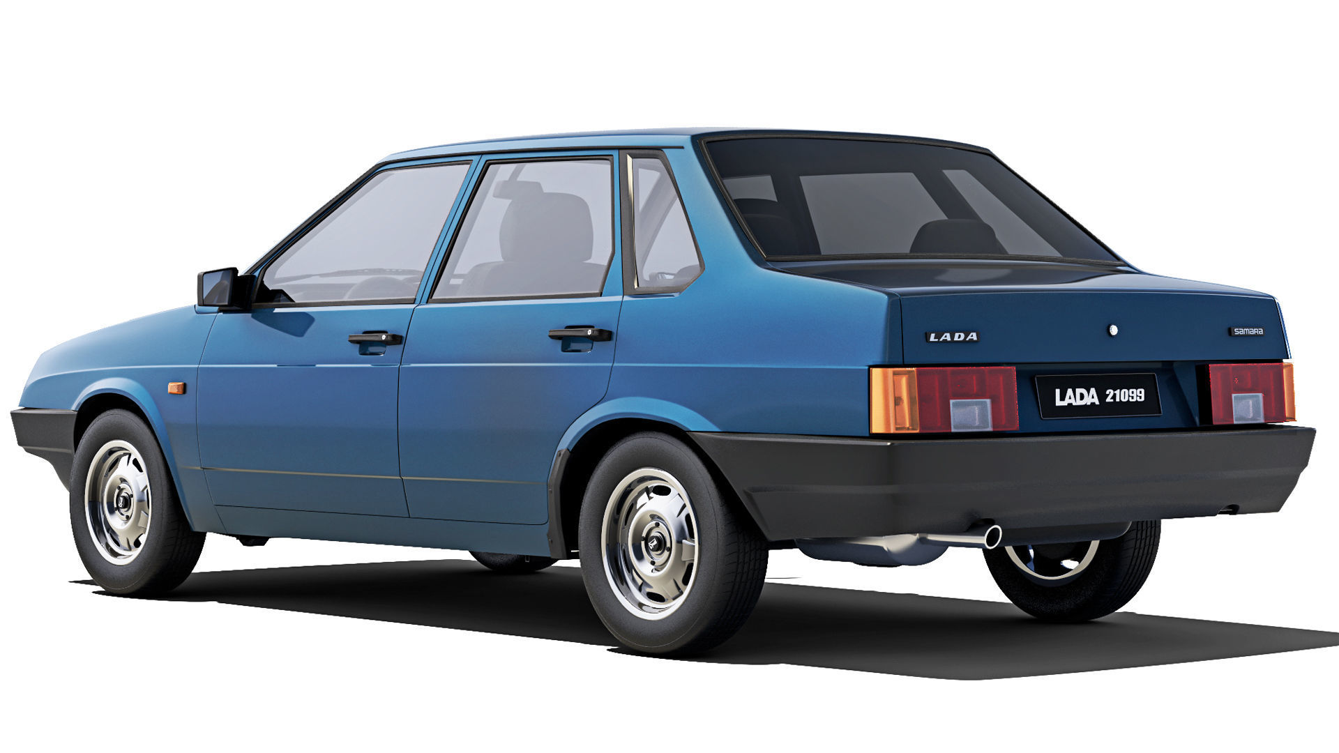 VAZ Lada 21099 Samara 1991 3D model | CGTrader