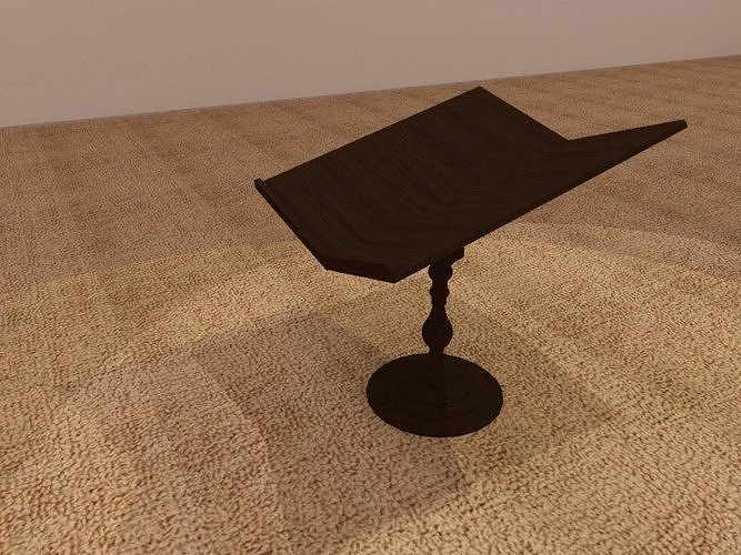Book Reading Stand Free 3D model
