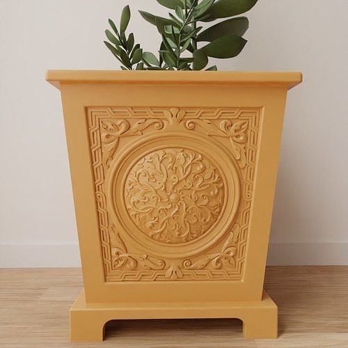 luxury ornament planter - vase - urn - candy dish 3D print model