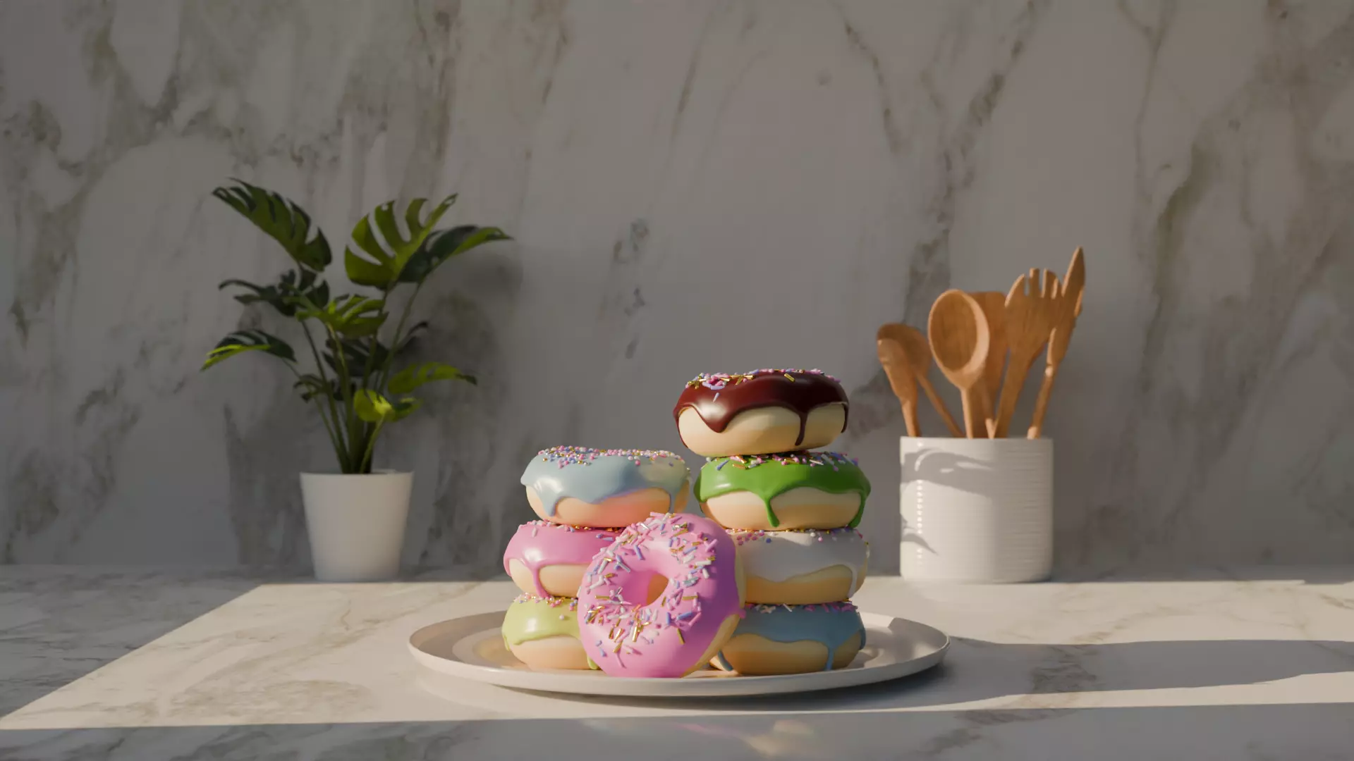 Donuts mnkstudios Free 3D model