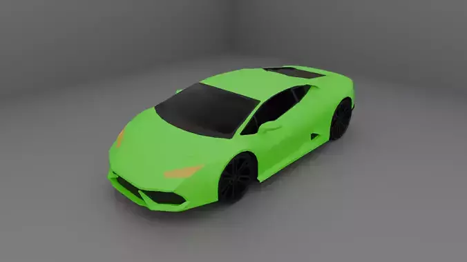 Low Poly Super Car 1