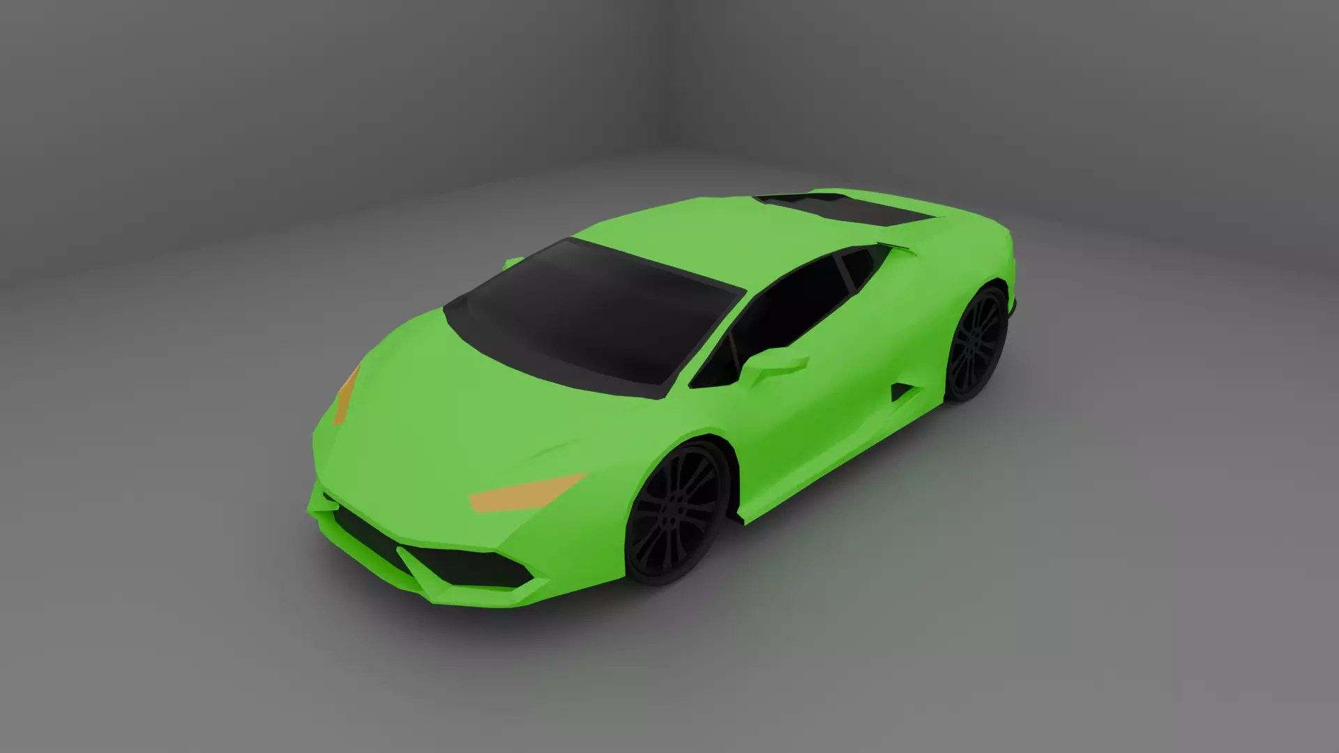 Low Poly Super Car 1 Free low-poly 3D model