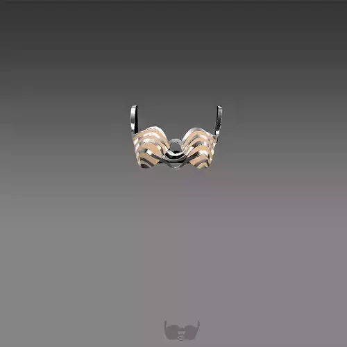 bra metalic strap modern scallop detail  look