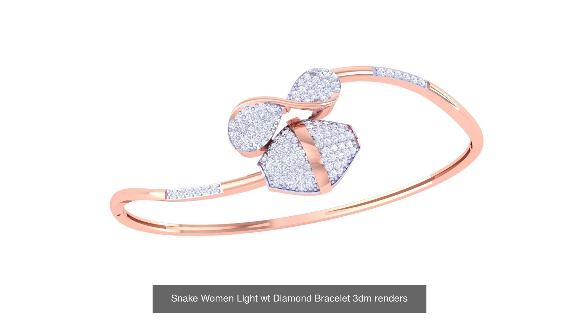 31 Snake Ring Earrings Pendant Bracelet 3dm stl renders details 3D Model Collection_17