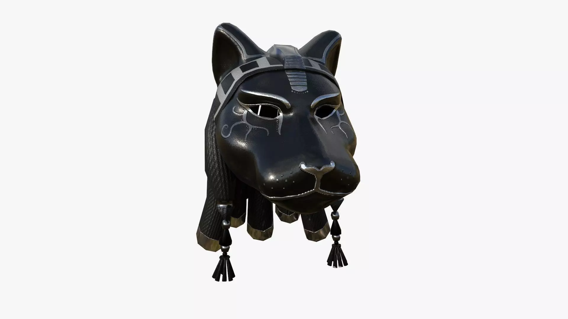 Sekhmet Mask A08 - Egyptian Gods Character Clothing Low-poly 3D model