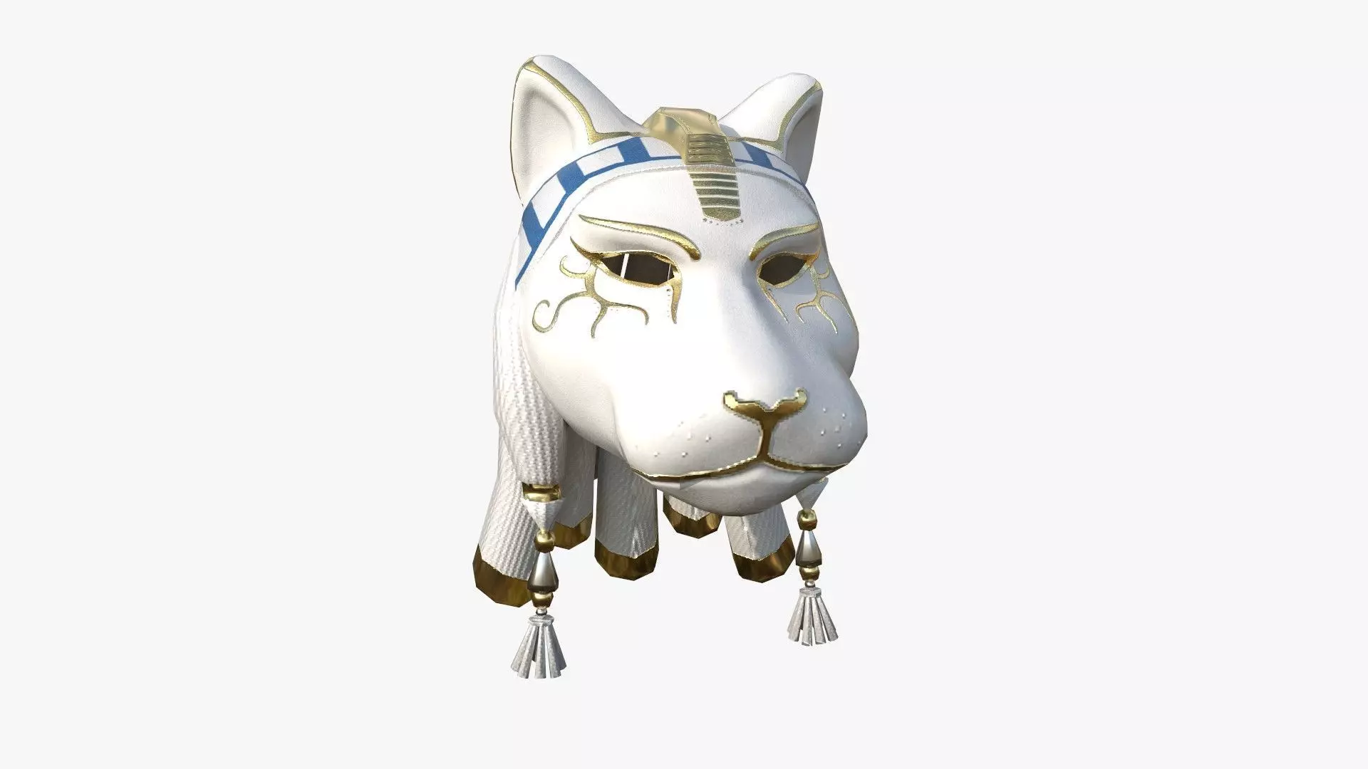 Sekhmet Mask A02 - Egyptian Gods Character Clothing Low-poly 3D model