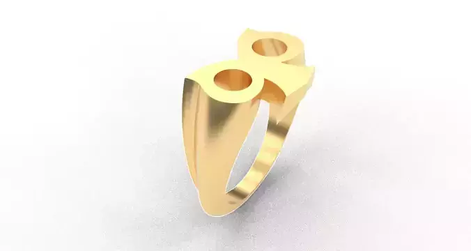 Anillo Ojos de Chuncho Free 3D print model