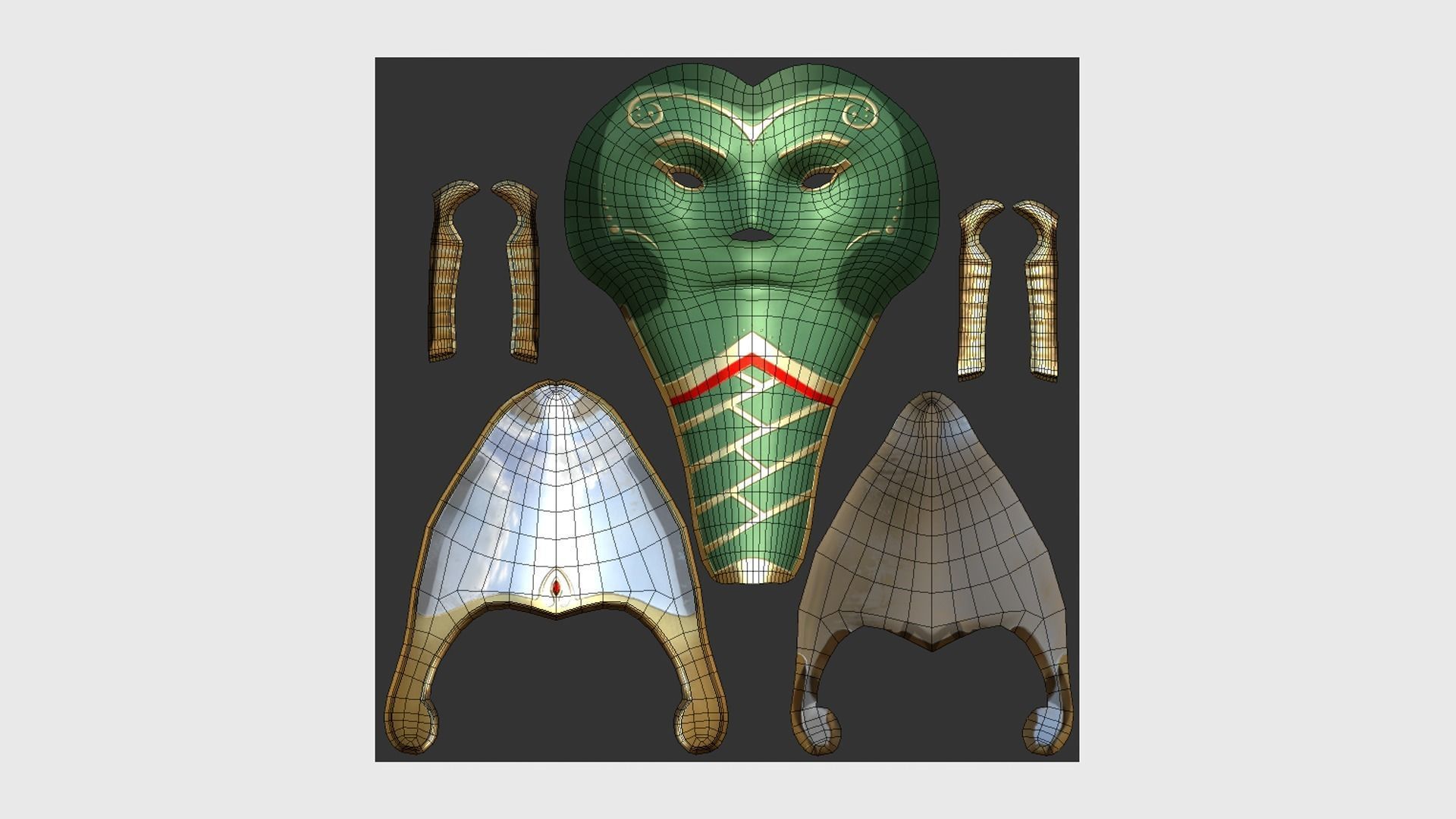 10 Egyptian Gods Masks Collection - Character Game Clothing _26