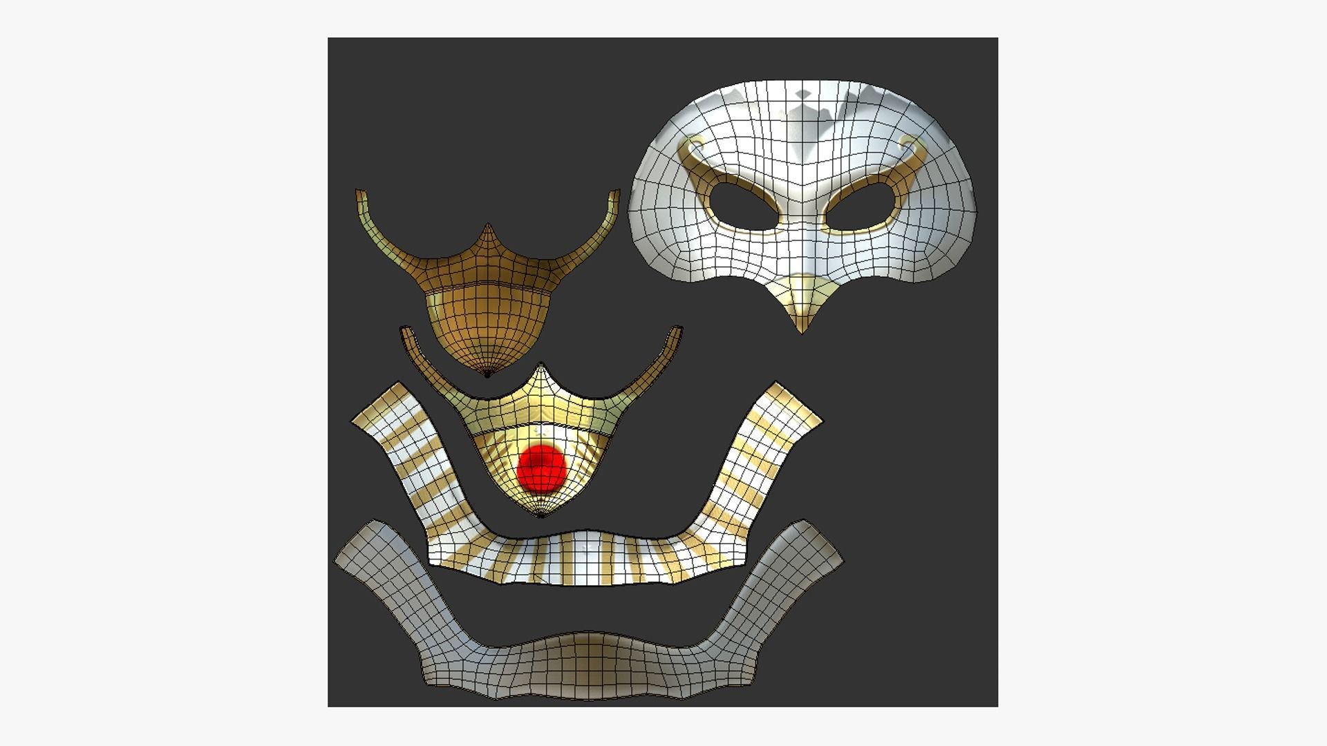 10 Egyptian Gods Masks Collection - Character Game Clothing _29