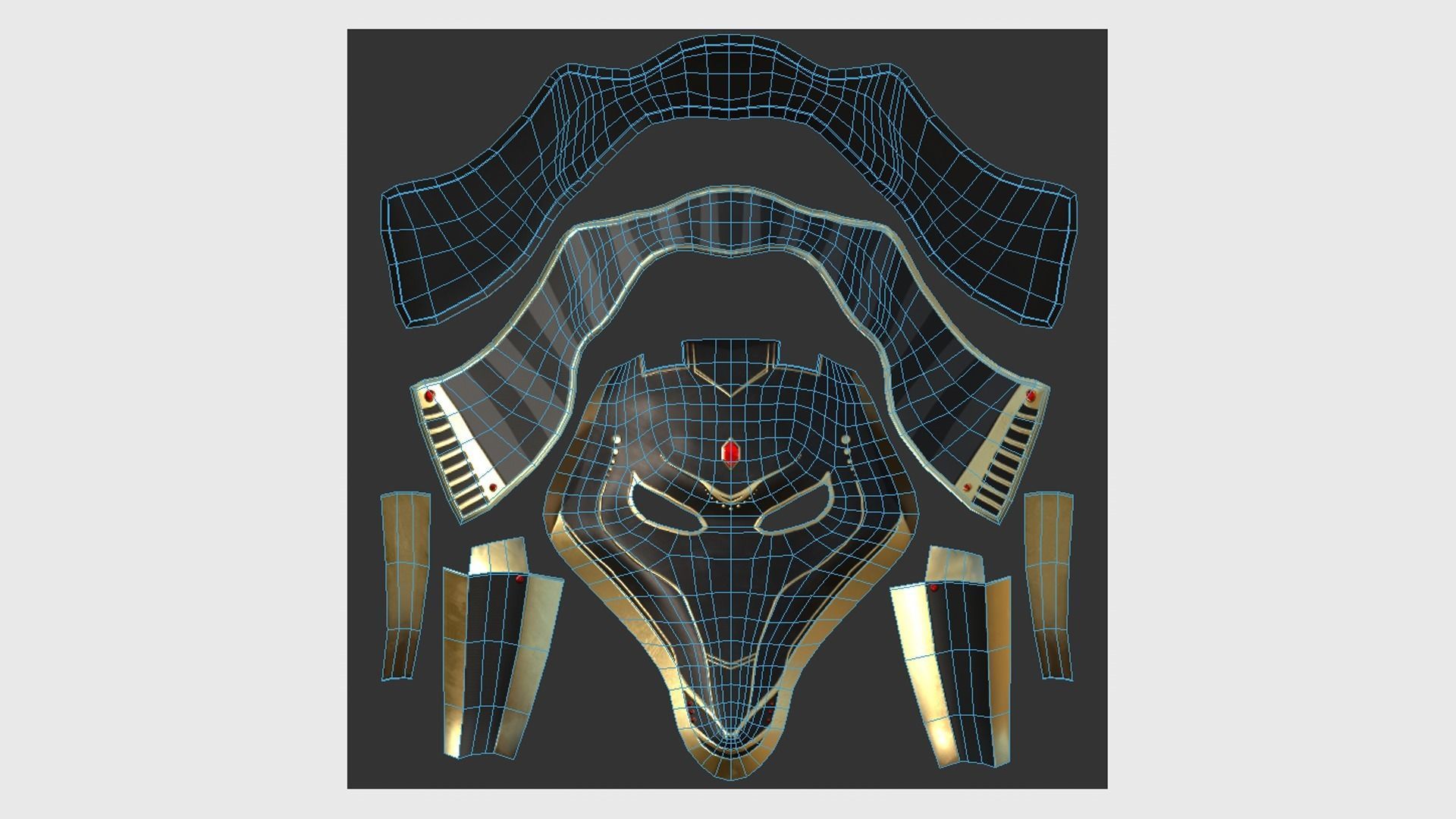 10 Egyptian Gods Masks Collection - Character Game Clothing _34