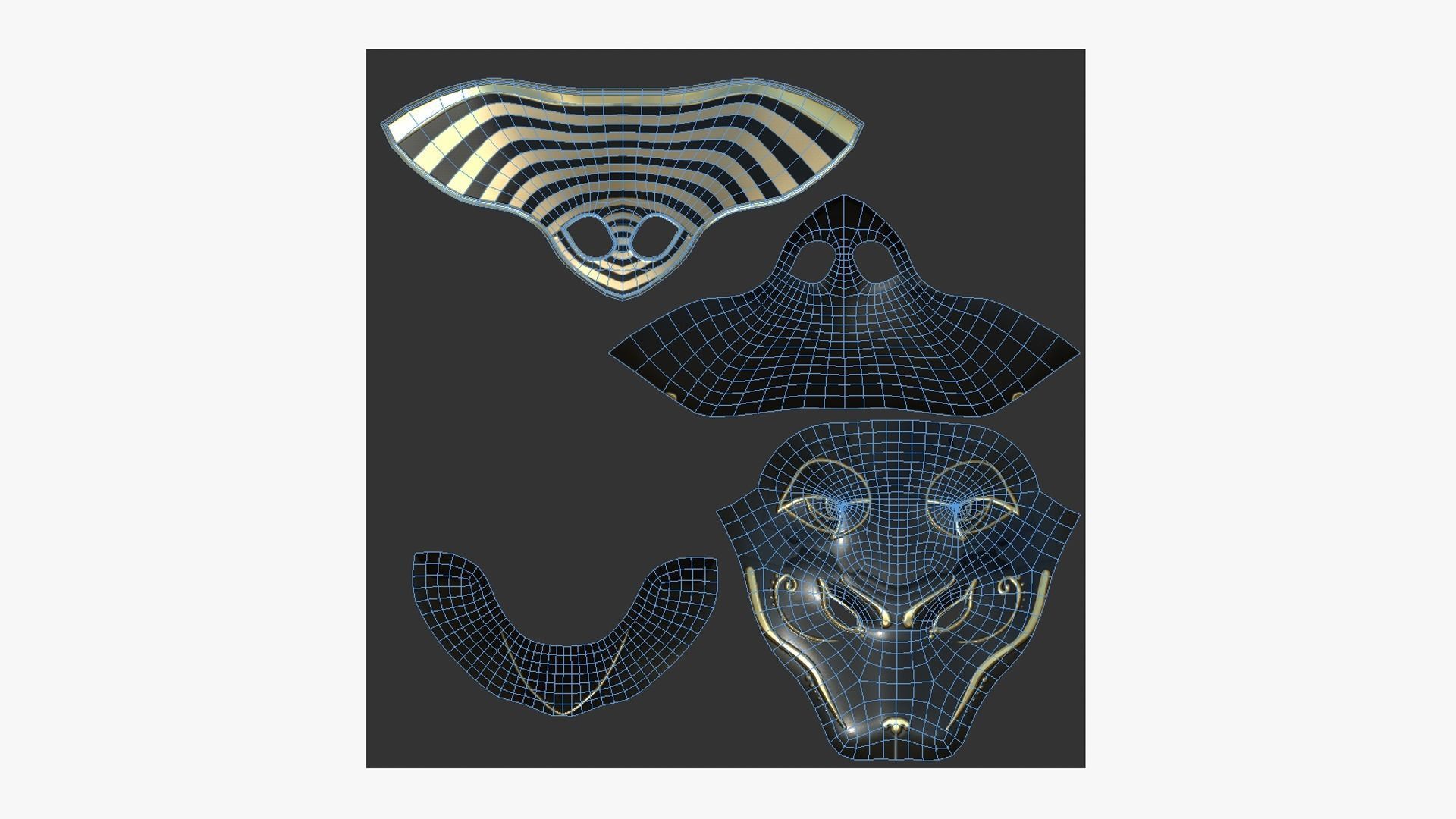 10 Egyptian Gods Masks Collection - Character Game Clothing _20