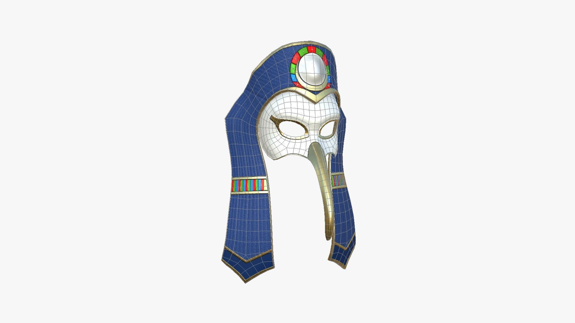 10 Egyptian Gods Masks Collection - Character Game Clothing _40