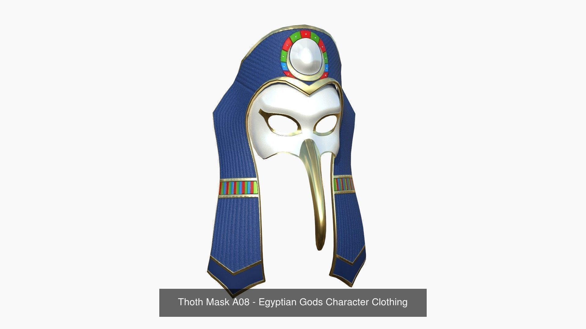 10 Egyptian Gods Masks Collection - Character Game Clothing _4