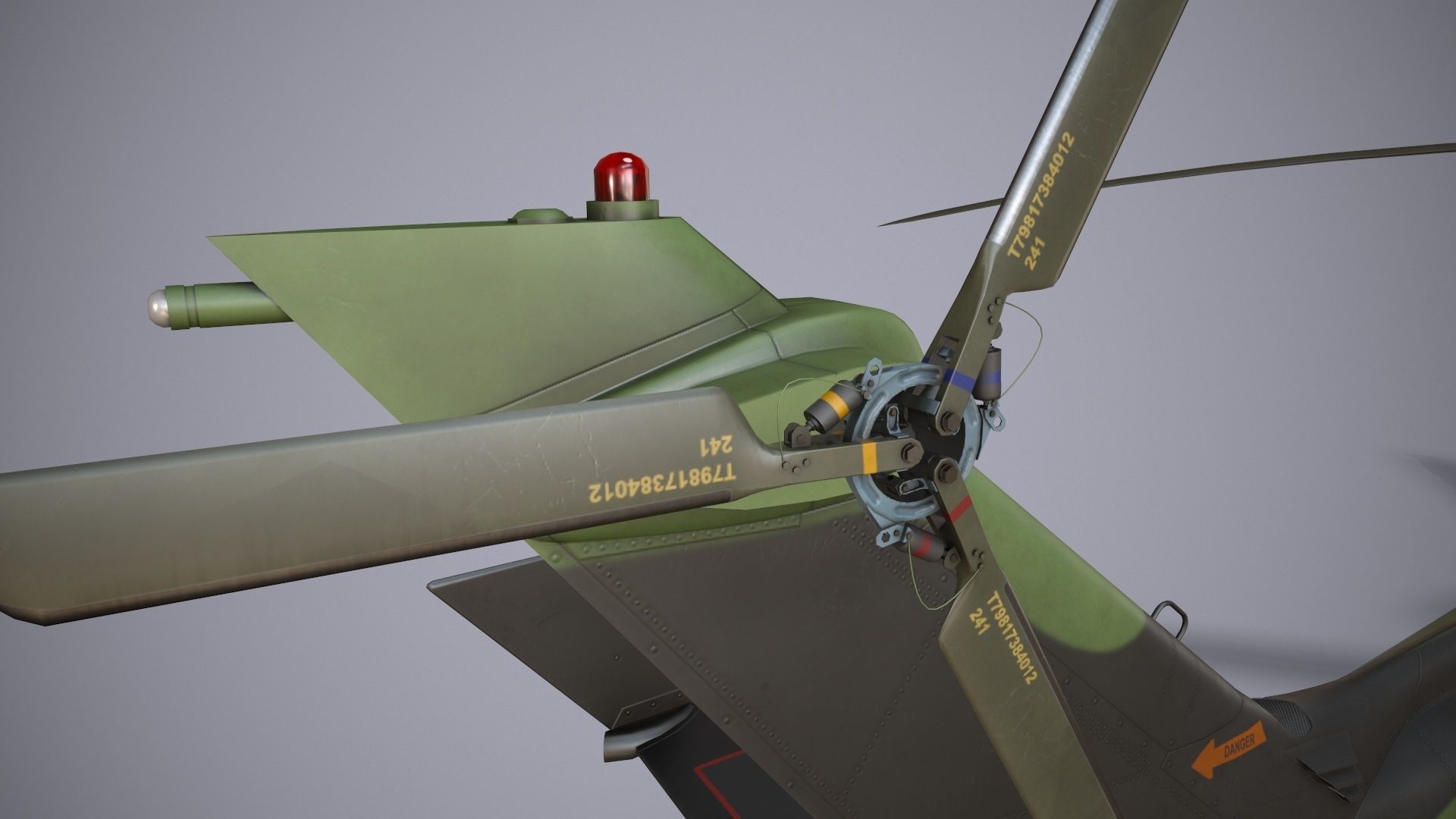  EC-665 Tiger HAC Germany Complex Animation Low-poly 3D model_14