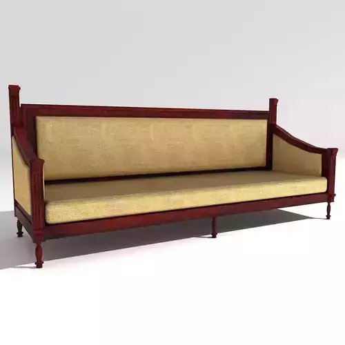 Wooden Sofa 4K