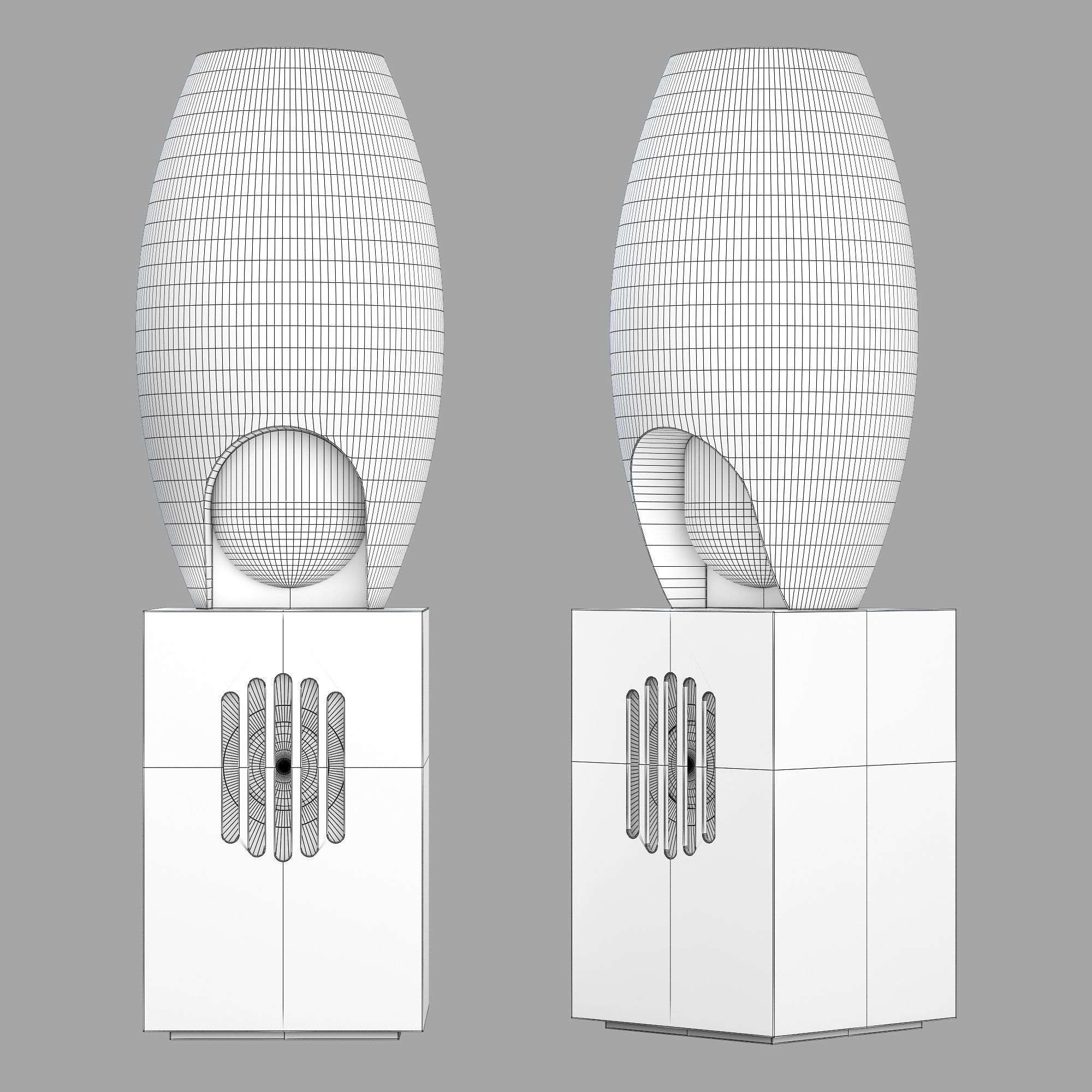 Teenage engineering choir CH-8 Hatshepsut speaker 3D model_4