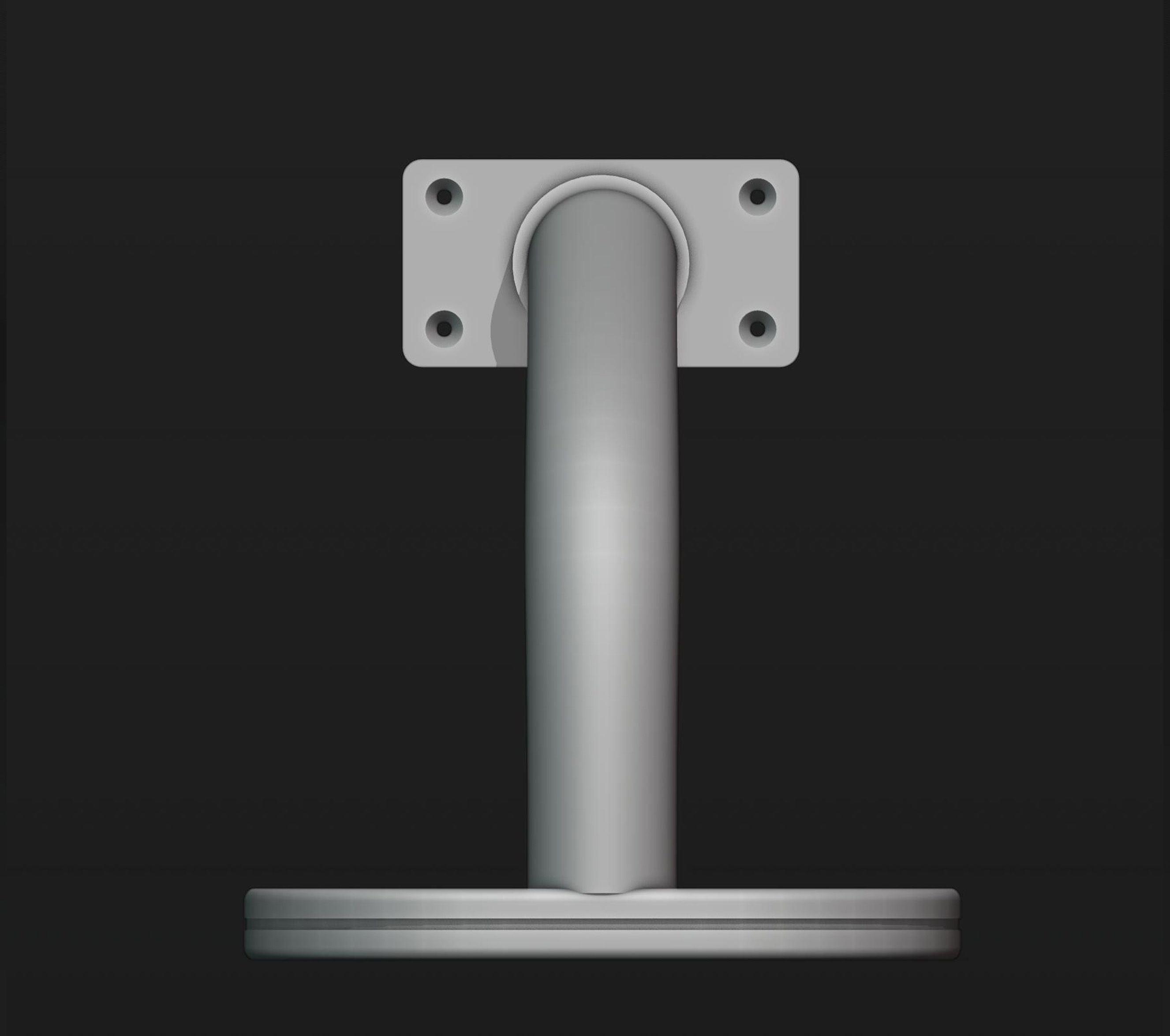 Monitor Stand Mount 1 3D print model_2