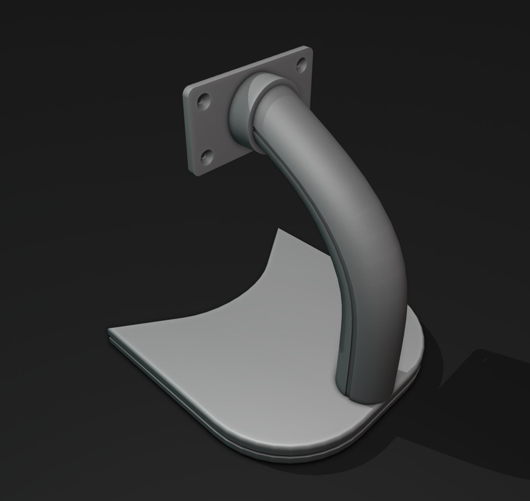 Monitor Stand Mount 1 3D print model_5