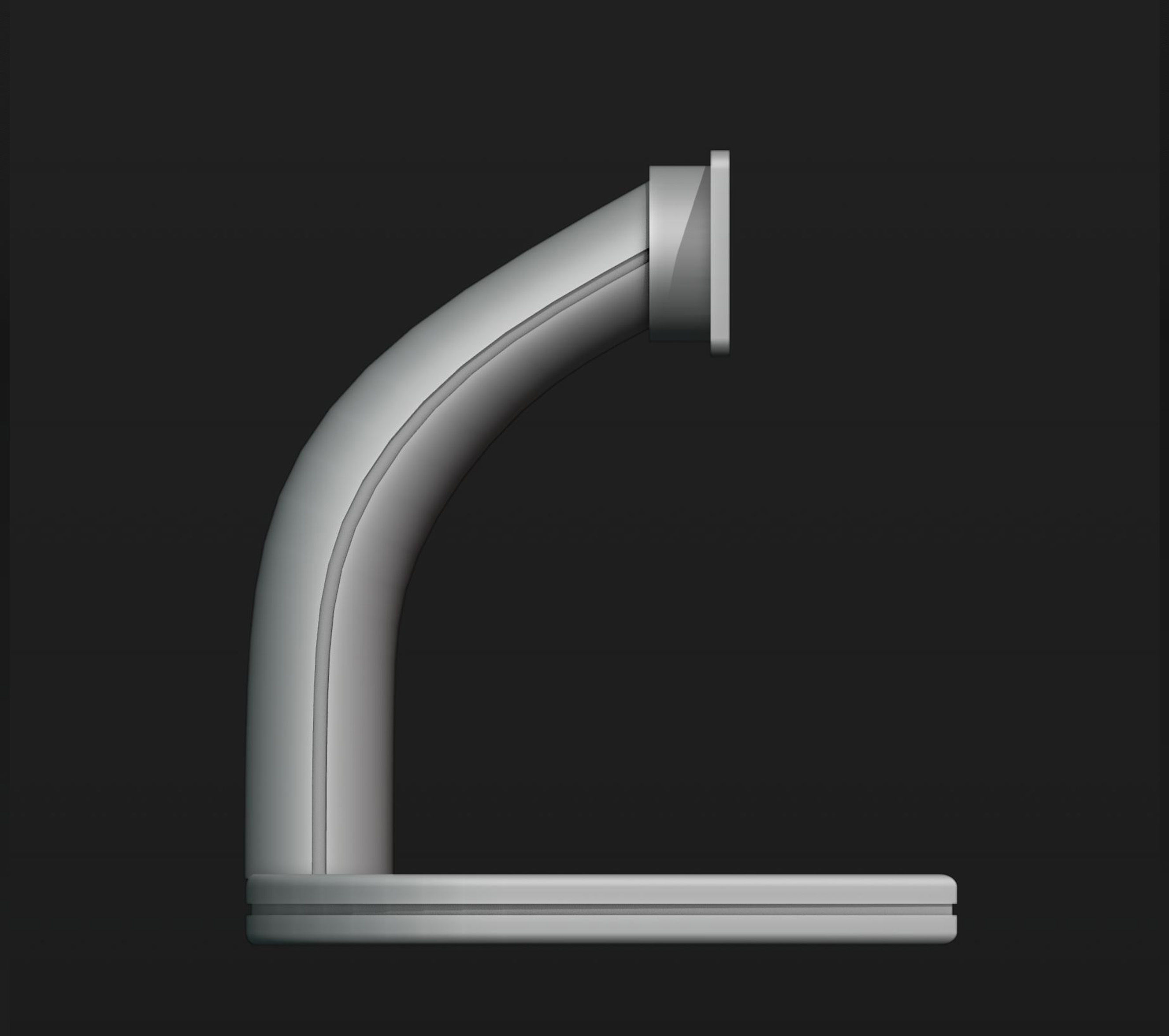 Monitor Stand Mount 1 3D print model_1