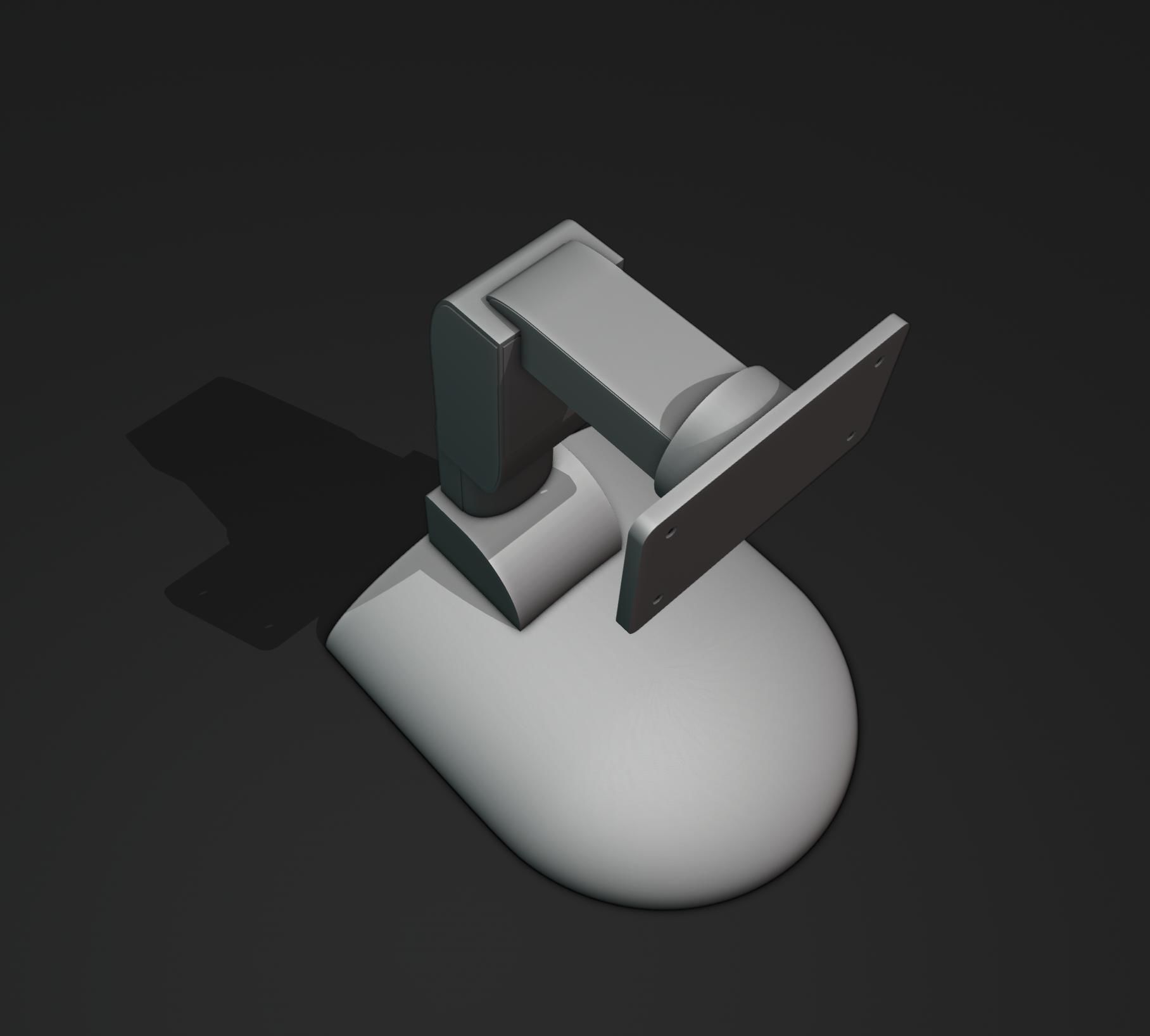 Monitor Stand Mount 2 3D print model_6