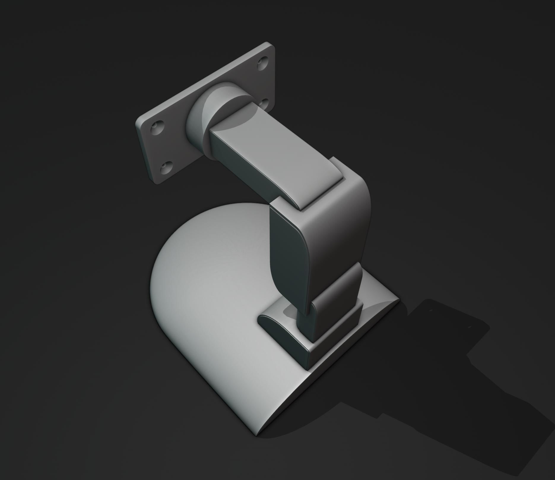 Monitor Stand Mount 2 3D print model_7