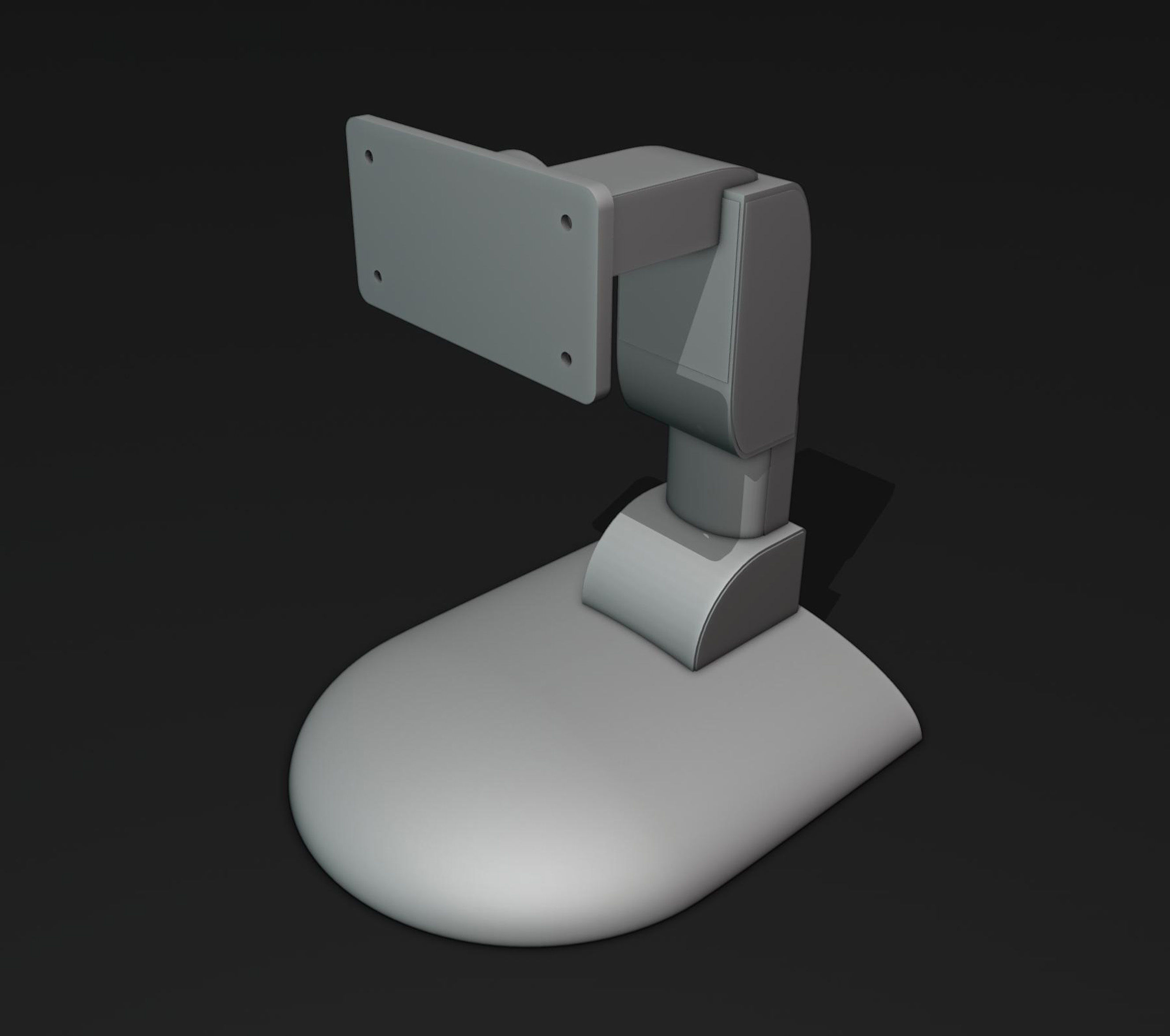 Monitor Stand Mount 2 3D print model_1