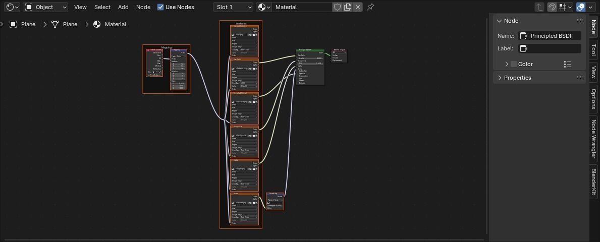 fern lowpoly grass Low-poly 3D model_5