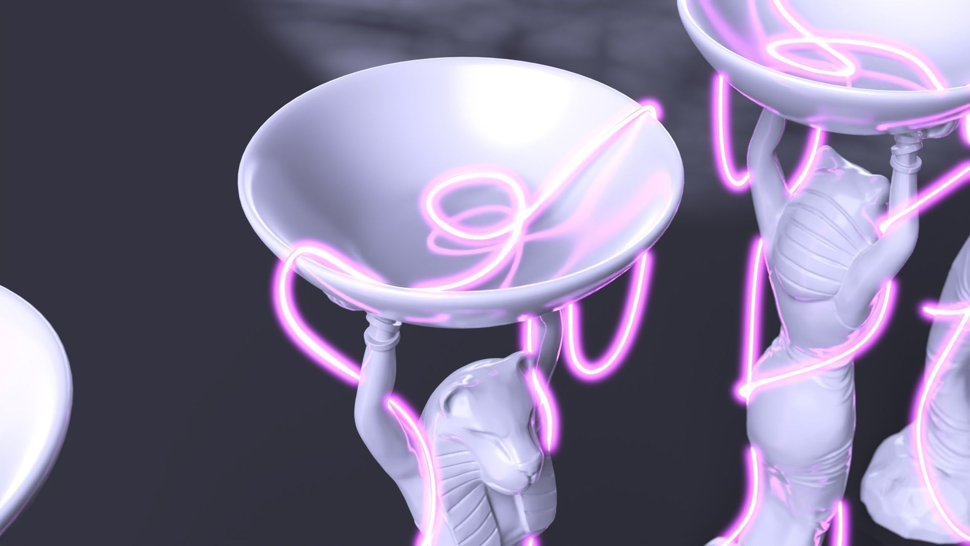 Tiger Queen Pharaoh 3D model_6