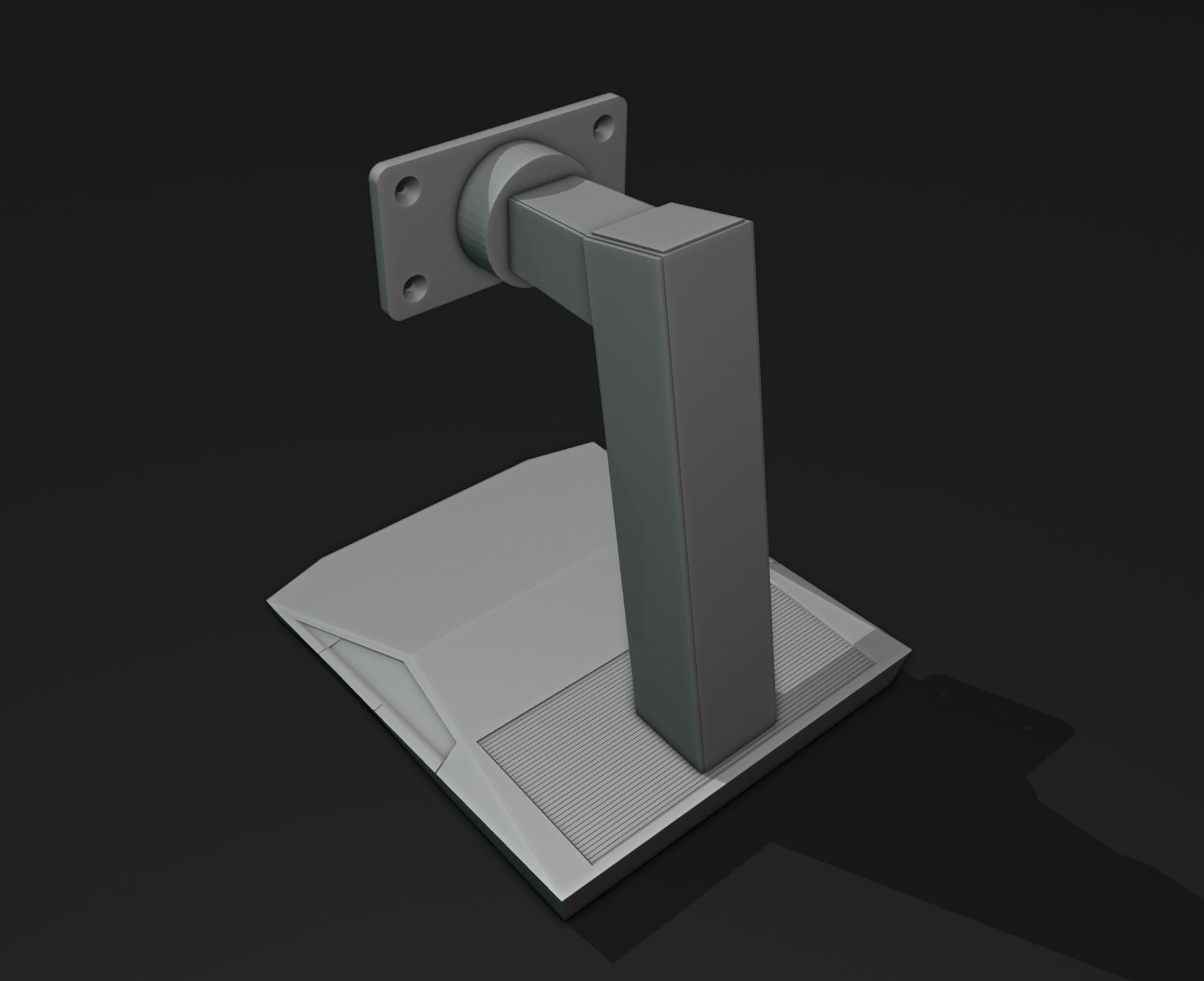 Monitor Stand Mount 6 3D print model_9